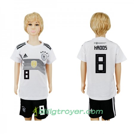 Billige Fotballdrakter Tyskland Kroos 8 Barn VM 2018 Hjemmedraktsett